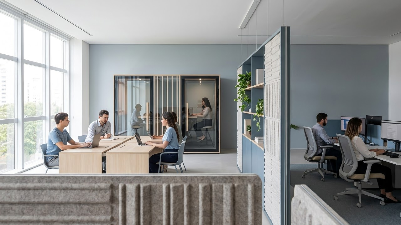 O Fim do Open Space Absoluto: O Retorno do EquilÃ­brio entre SilÃªncio e ColaboraÃ§Ã£o